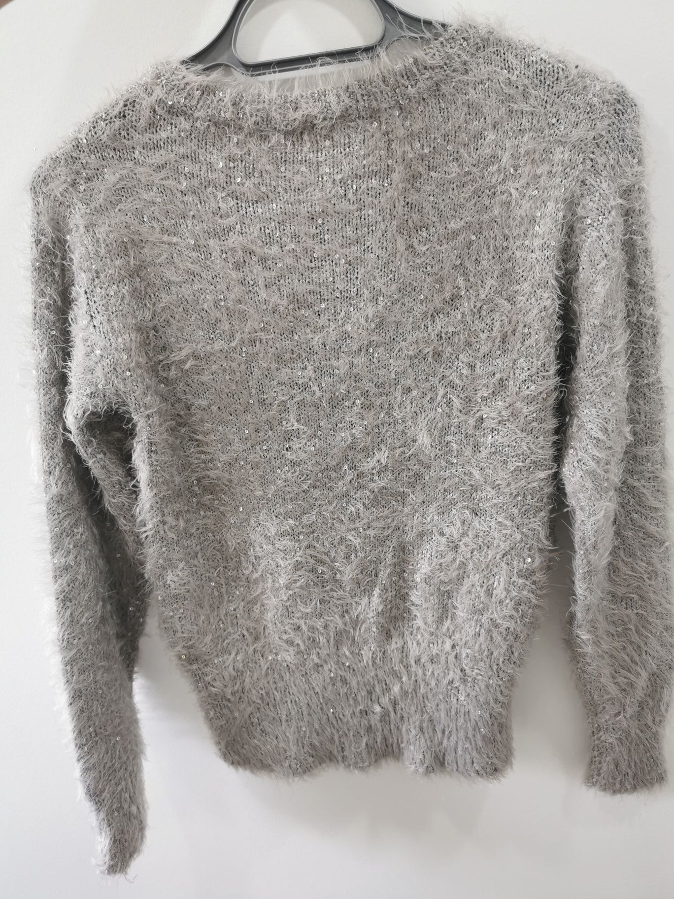 Sweter szary 36 S