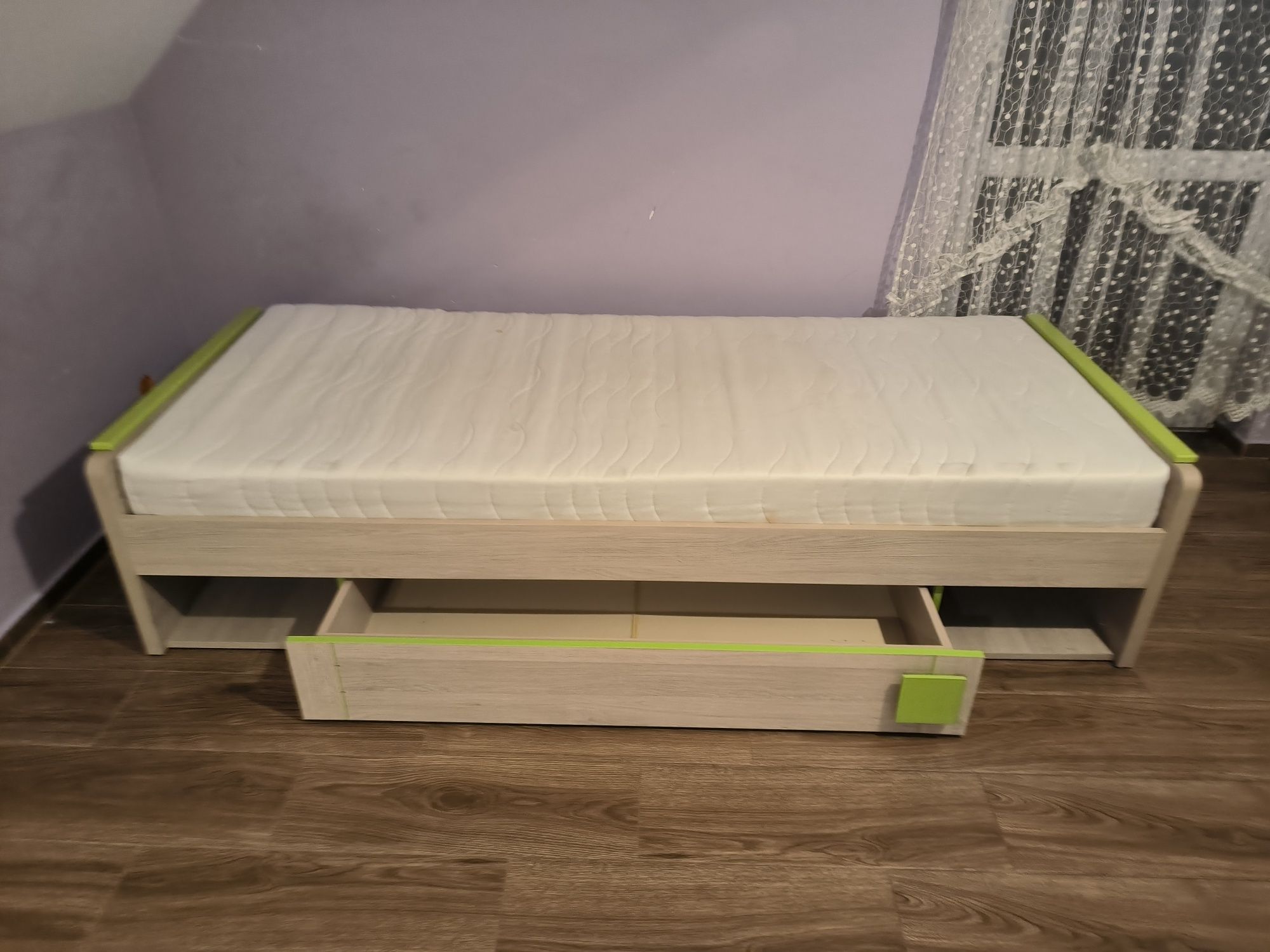Łóżko z szufladą i materacem LOREN LR13