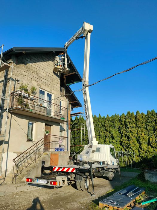 Zwyżka - podnośnik z operatorem - usługi wysokościowe - Alwernia