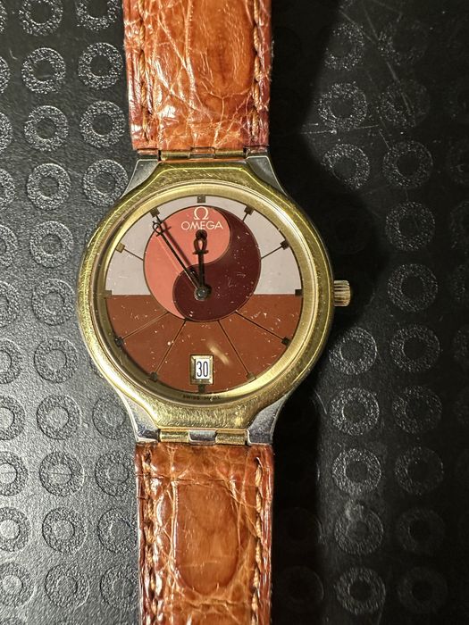 Zegarek Omega De Ville unikatowa tarcza Art Dial Swiss Made