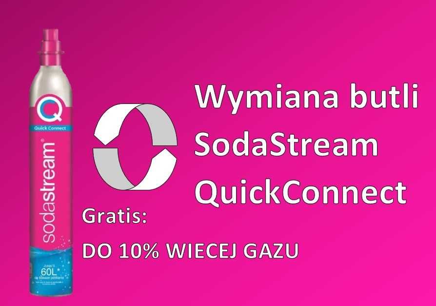 Wymiana butli SodaStream Qucik Connect