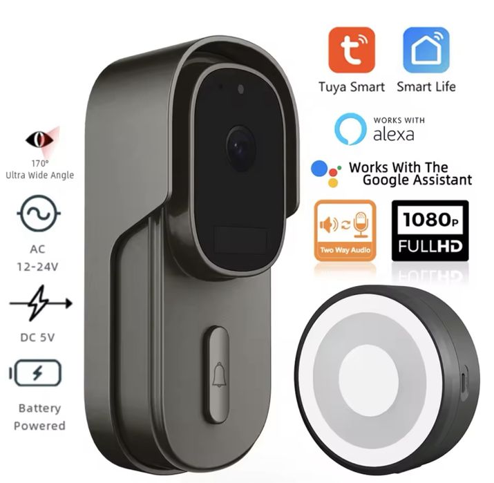 Tuya Vídeo Campainha WiFi