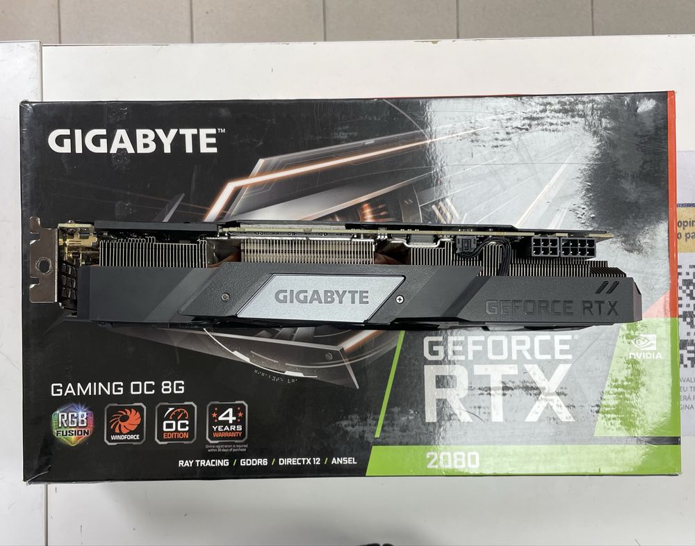 Gigabyte RTX 2080 Gaming OC 8GB GDDR6