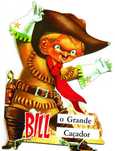 BILL - O grande caçador - livro antigo recortado  - ano 1987