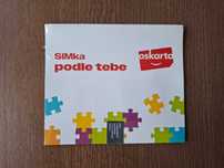 Karta SIM Czechy sieć Vodafone CZ starter bez rejestracji 100Kč już ma