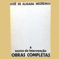 Textos de Intervenção - José de Almada Negreiros