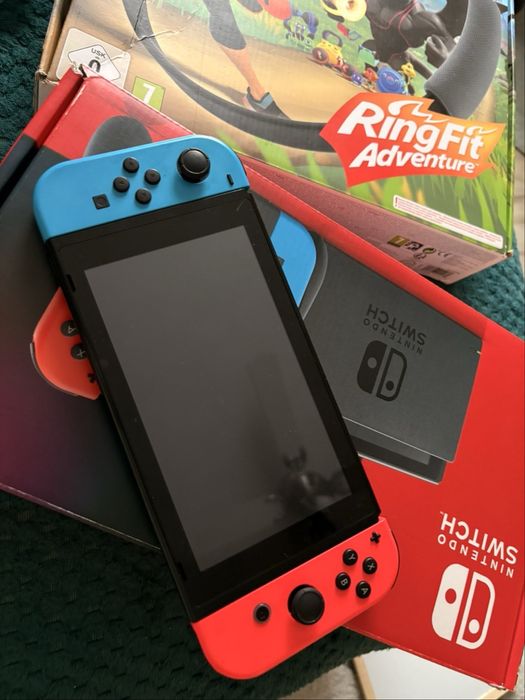 Nintendo switch v2 caly zestaw