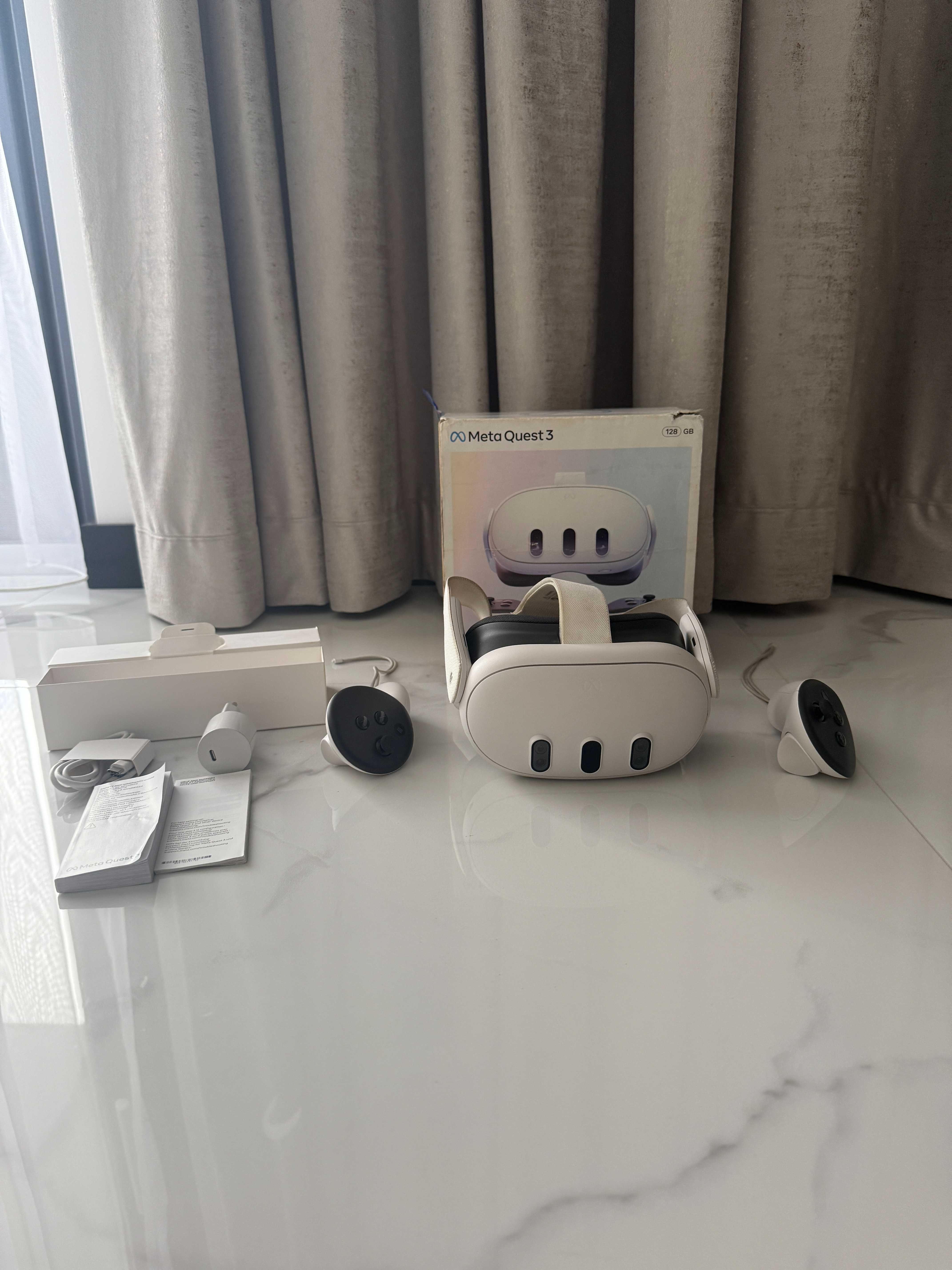 Gogle Meta Oculus Quest 3 128GB VR wirtualna rzeczywistość Okulary