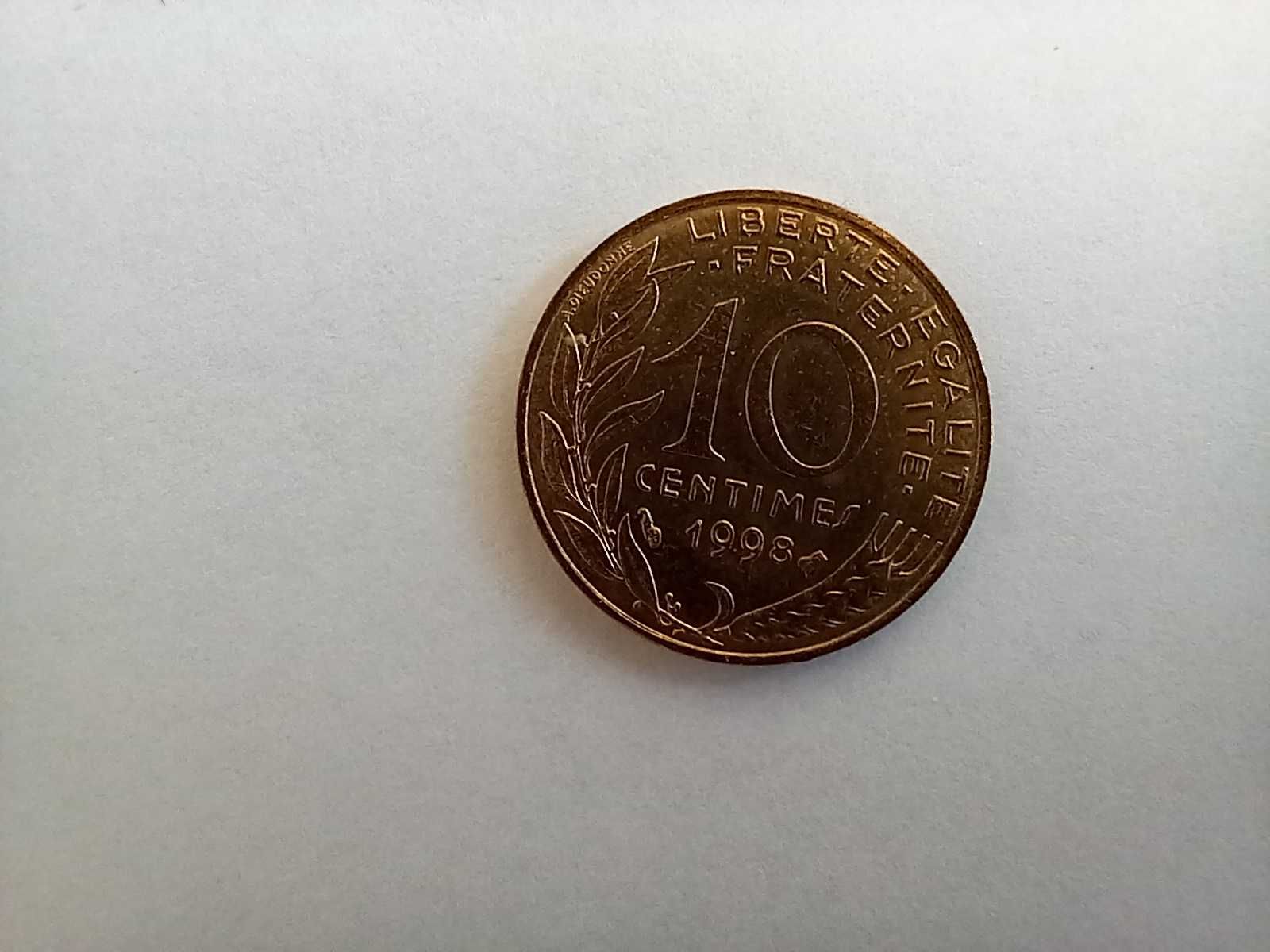 Moneta Francja - 10 centymów 1998 /18/