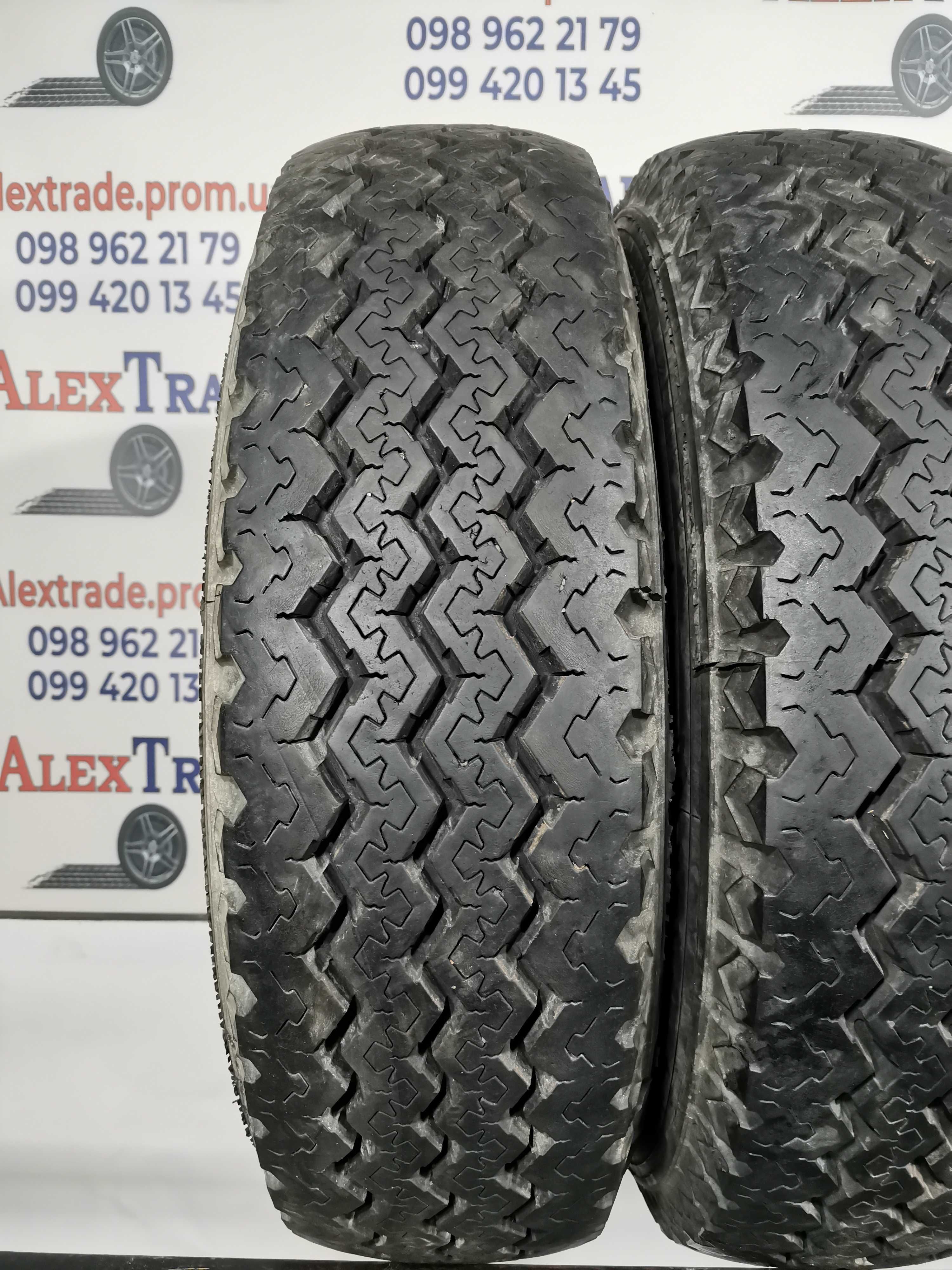 2 шт. 185/75 R14C цешка Michelin літні шини б/у, 9 мм