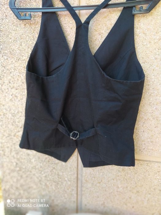 Colete preto tamanho M