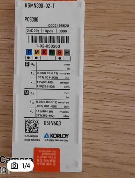 Пластини для токарної обробки