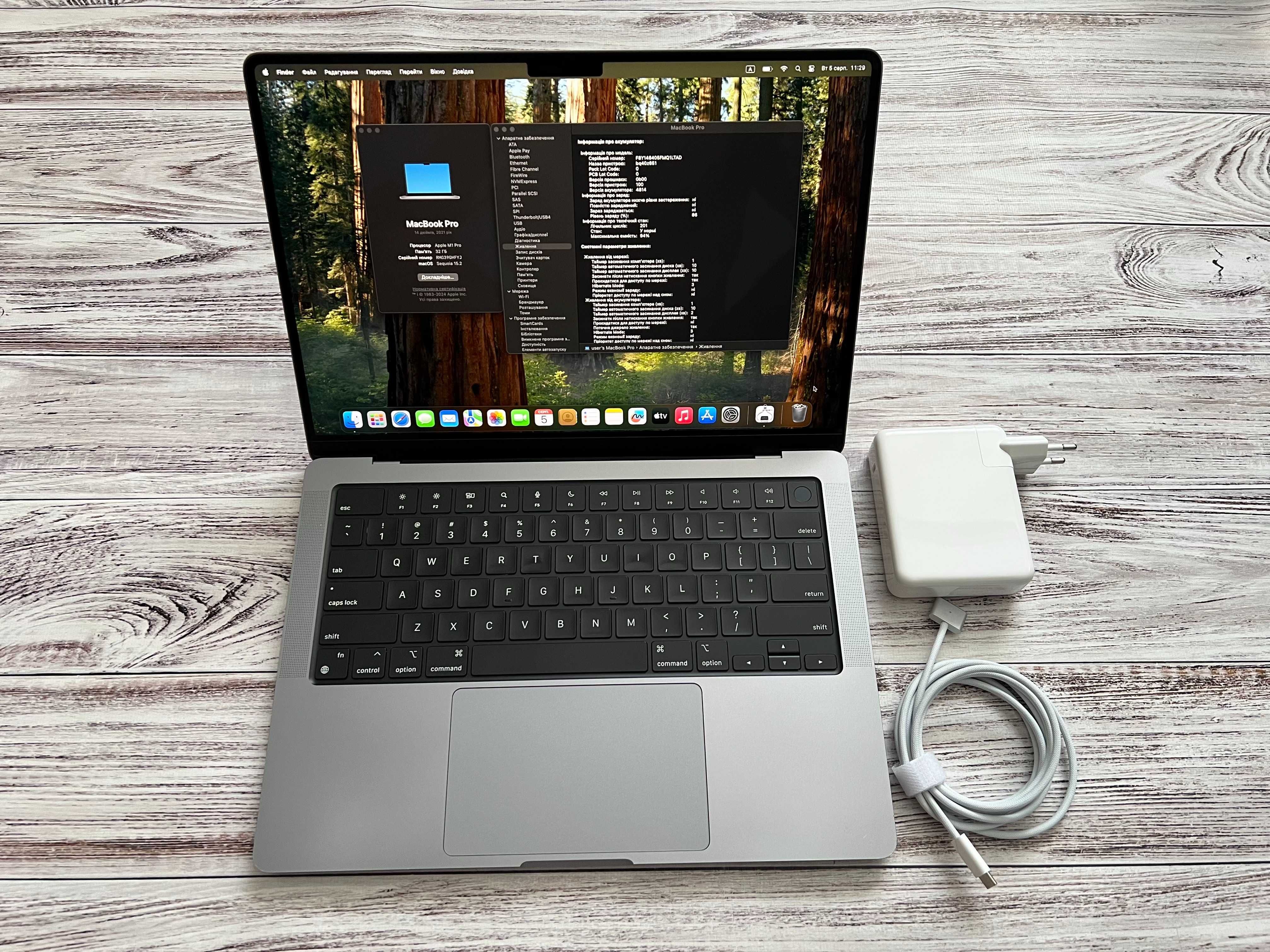 Macbook Pro 14" 2021 M1 Pro / 32Gb DDR5 / SSD 512Gb
