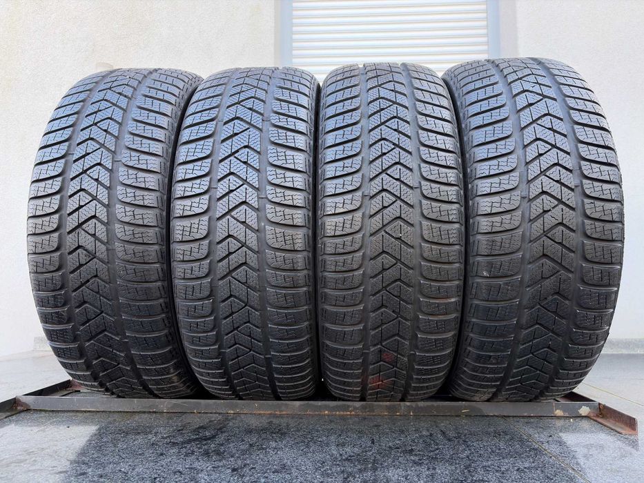 4szt zimowe 225/55R17 Pirelli 7,2mm 2022r świetny stan! Z758 gwarancja