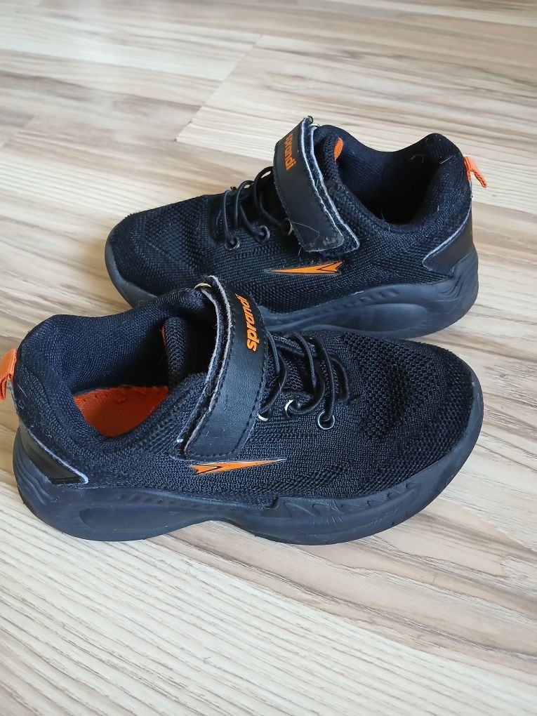 Czarne adidas buty sportowe na rzepy Sprandi siateczka 30