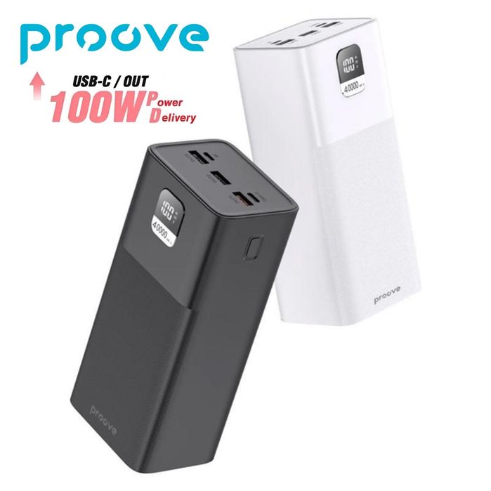 Повербанк 100W Proove Giant 40000mAh зарядка ноутбук bank аккумулятор