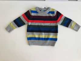 Gap sweter bawełniany GAP usa kolorowy sweter Gap baby