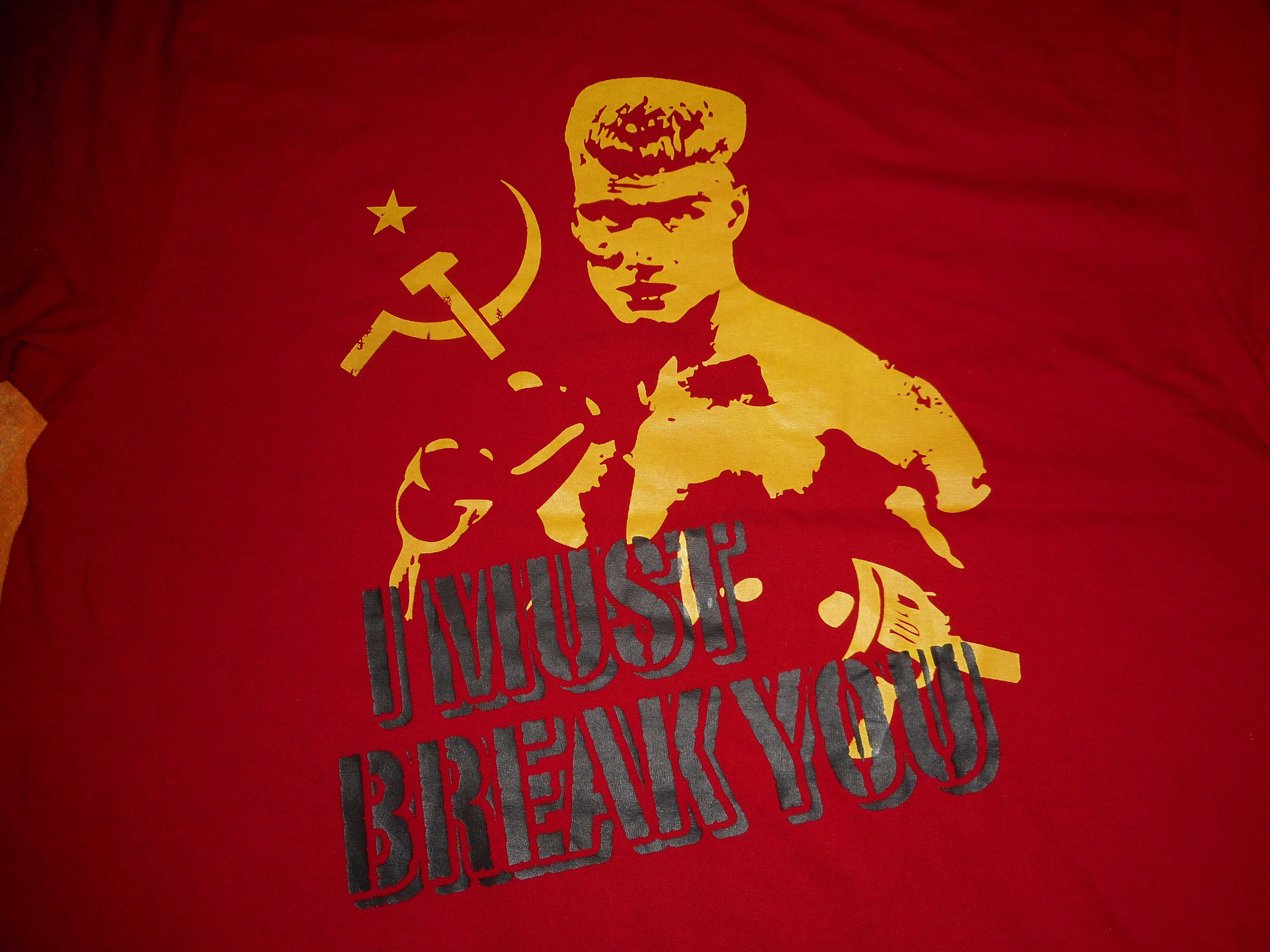 ROCKY BALBOA IVAN DRAGO L retro ZSRR BOKS film Rosja lewica antifa