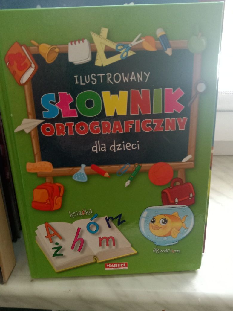 Ilustrowany słownik ortograficzny dla dzieci.