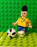 Minifigurka Football Soccer piłka nożna piłkarz Brazylia Neymar klocki