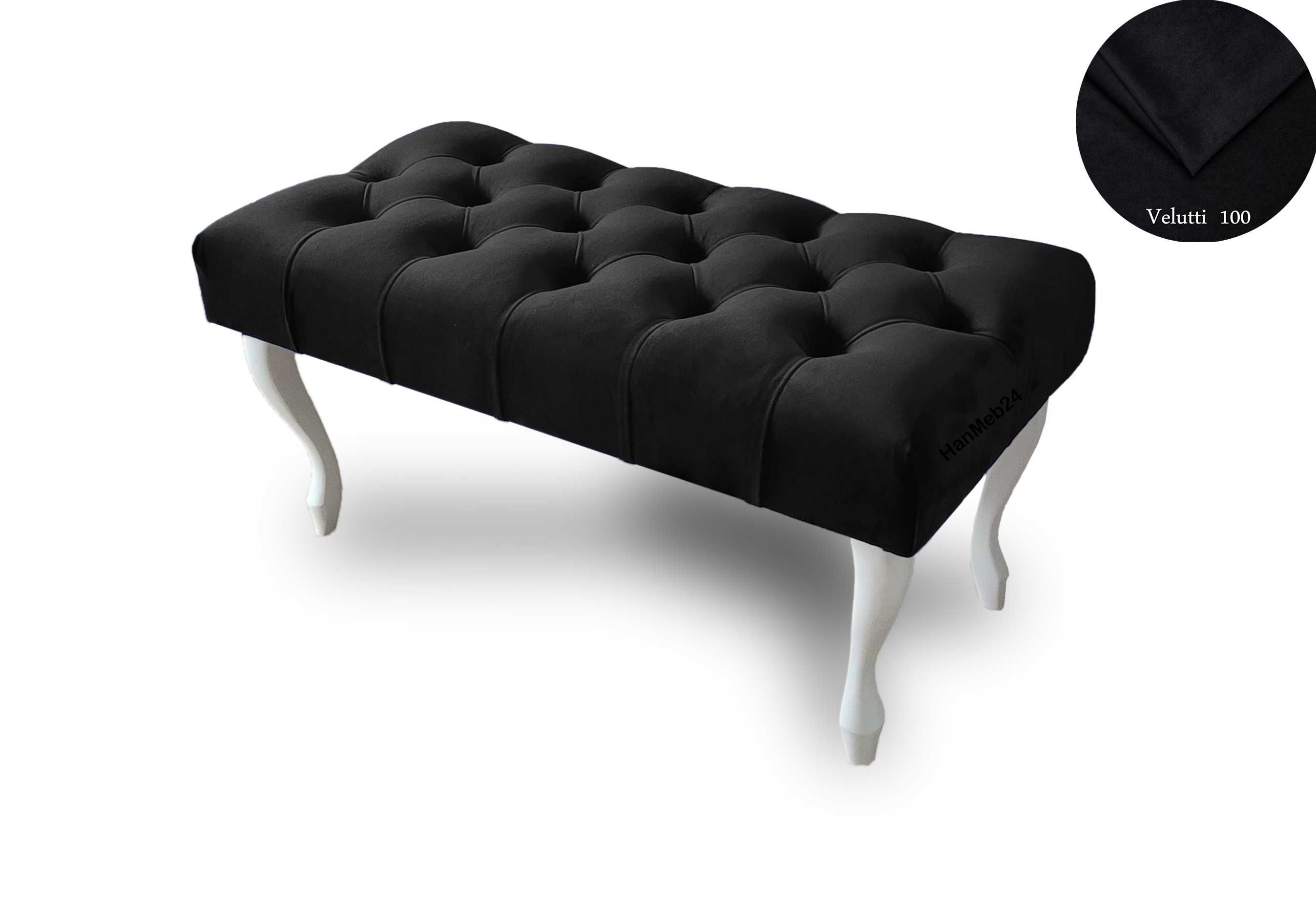 Ławka Tapicerowana chesterfield 80cm