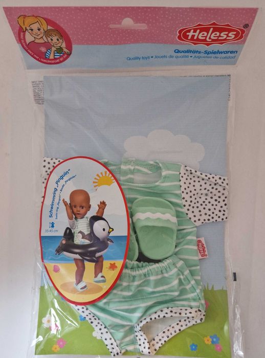 strój kąpielowy dla lalki