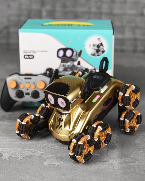 Робот собака на колесах, цікавий робот