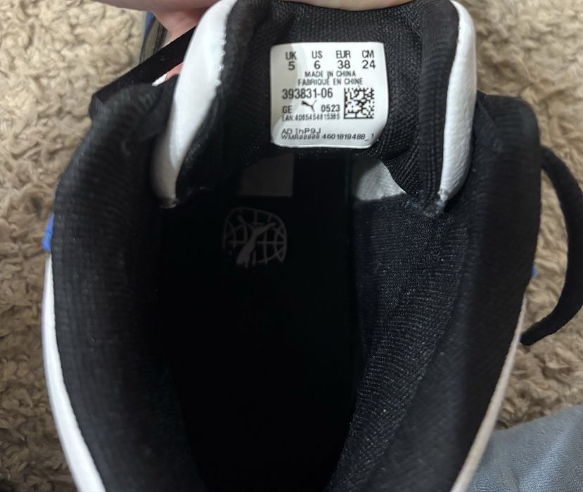 Puma rebound v6 blue кросівки оригінал