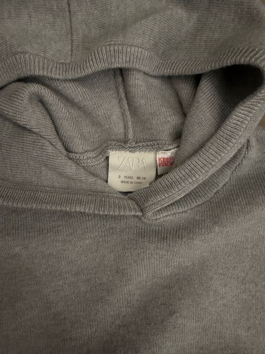 Костюм ZARA (худі + штани), сірий трикотаж