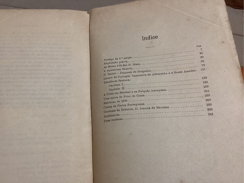 Livro Antigo Gente D’Algo Conde de Sabugosa