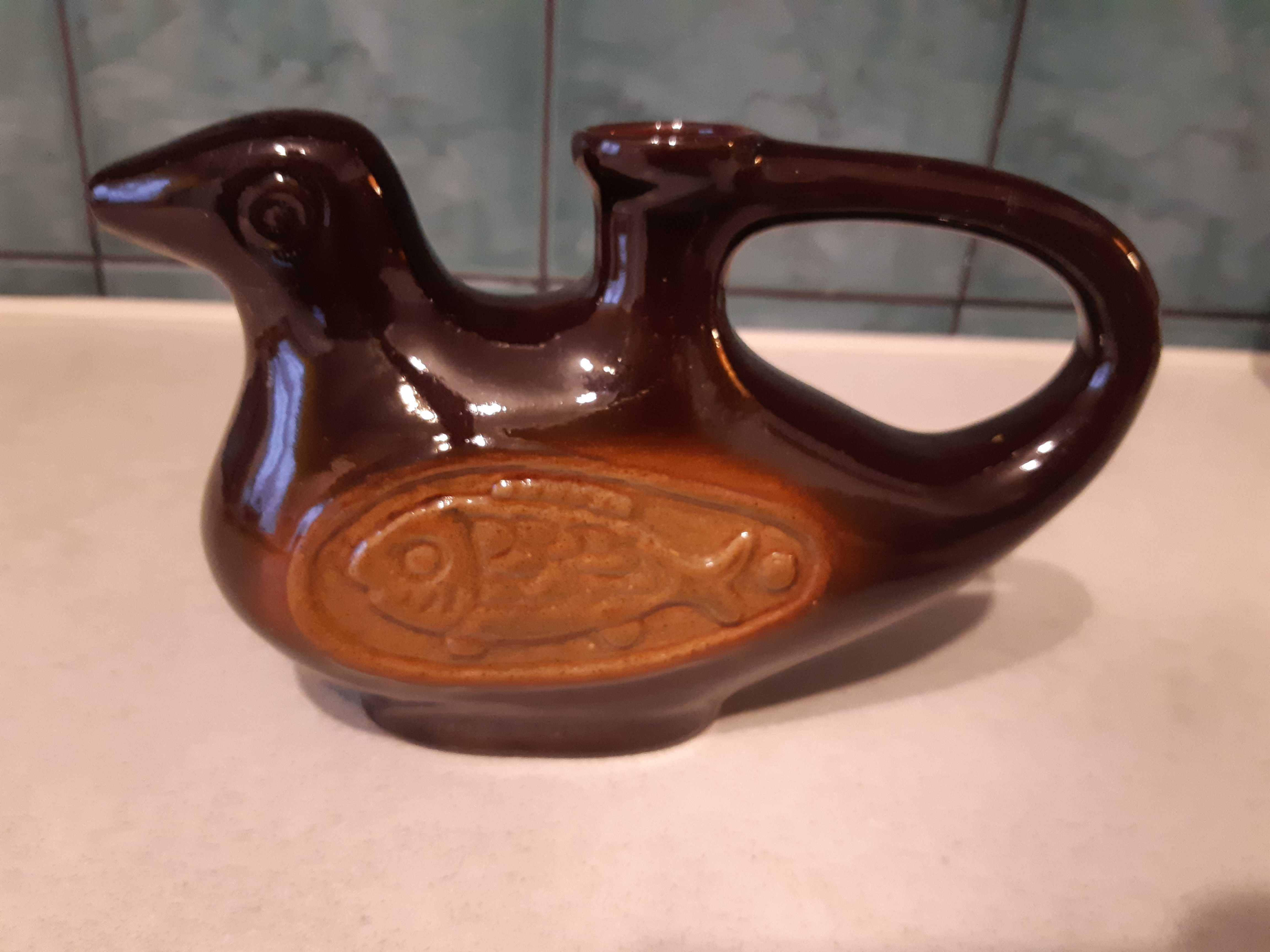 Stary ceramiczny świecznik/wazon.