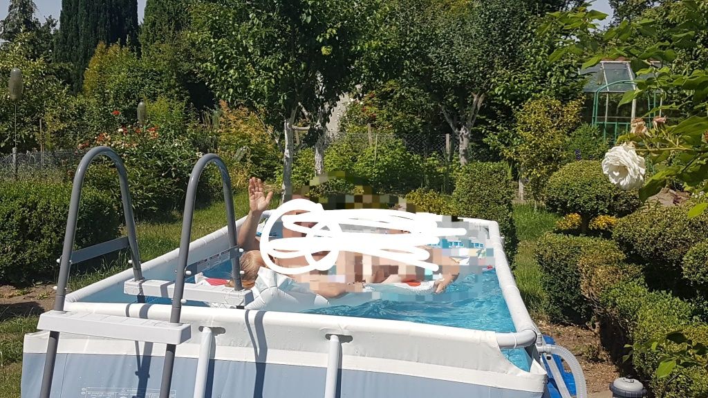 Basen INTEX stelażowy prostokątny