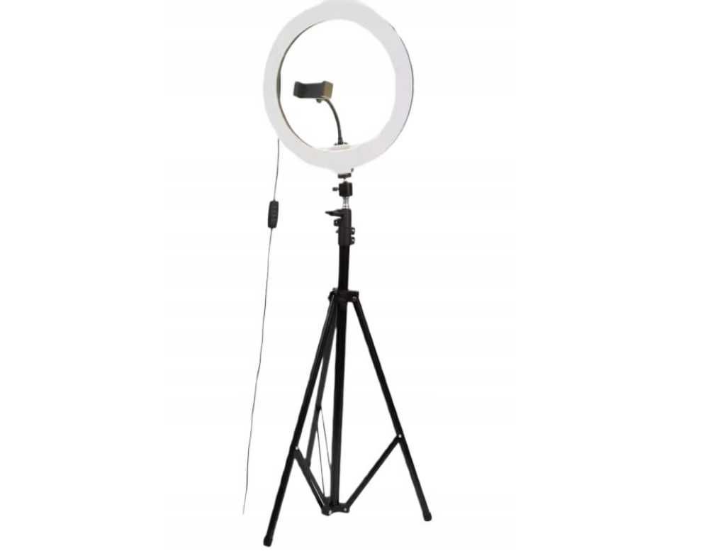 GIGA Lampa Pierścieniowa XXL 120 Diod LED Selfie Fotografia Bluetooth