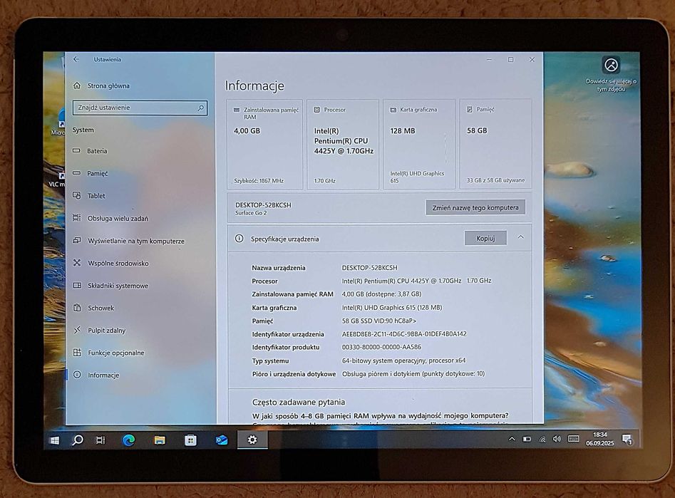 Microsoft SurFace Go 2