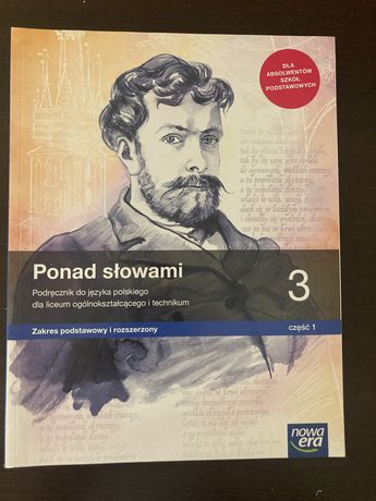 Podręcznik Ponad Słowami 3 język polski podstawowy i rozszerzony nowa