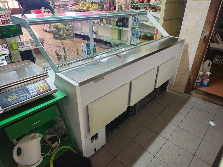 Vitrine expositora para carne