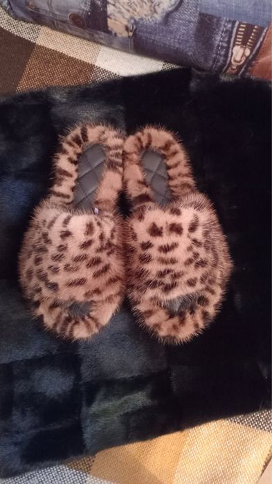 Меховые тапочки Размер 36-40