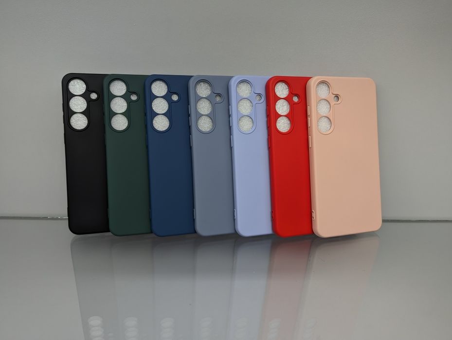 Samsung S25 Plus Противоударный чехол Премиум Софт Тач WAVE с микрофиб