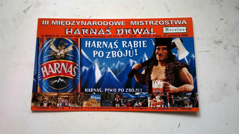 pocztówka (widokówka) HARNAŚ. Piwo po zbóju