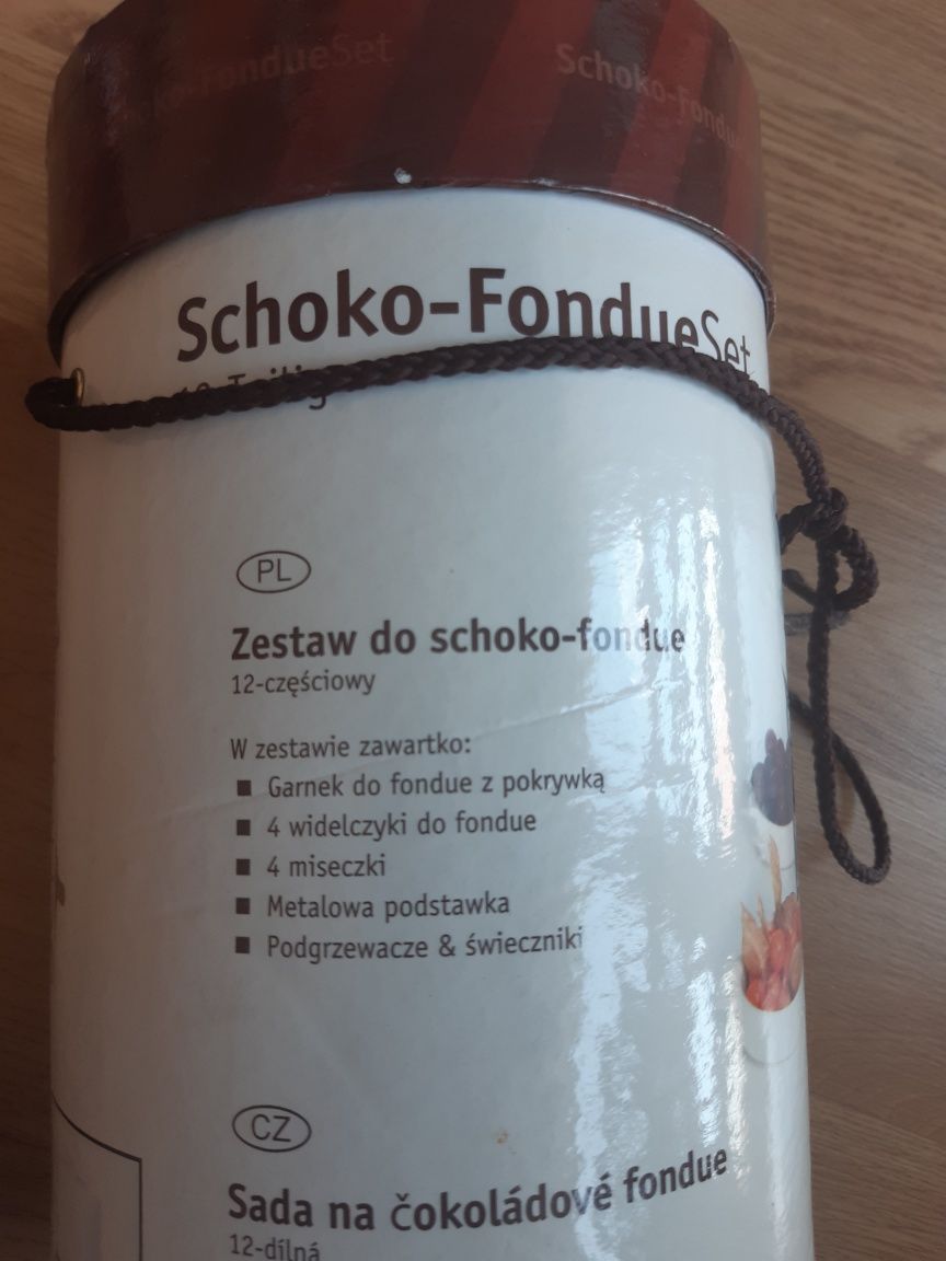 Zestaw do Schoko-Fondue z ceramiki