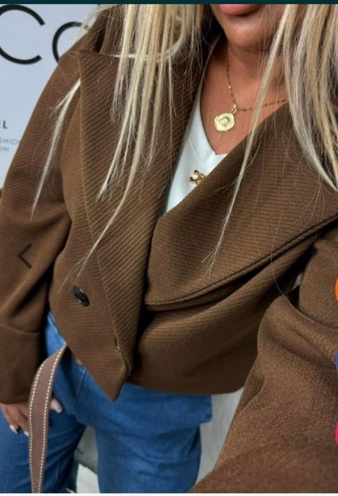 Lekka kurtka marynarka oversize