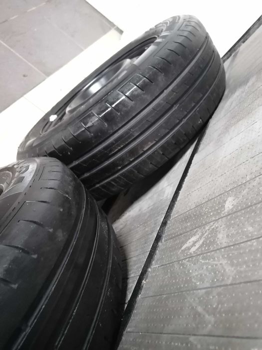 4 Felgi stalowe 15 5x114,3 HYUNDAI KIA z oponami 195/65R15 FULDA