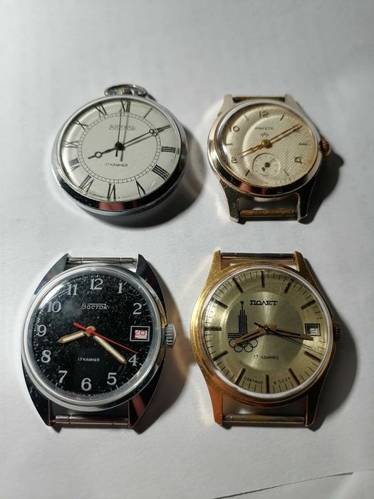 Часы из СССР Ракета, восток, полет. Шинели