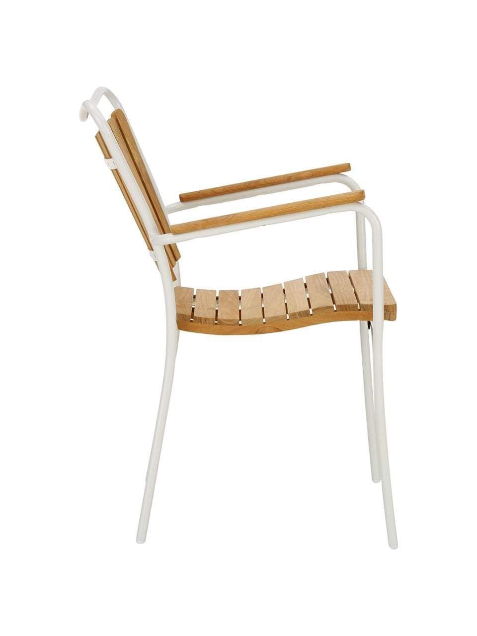Krzeslo z drewna tekowego Cinas
