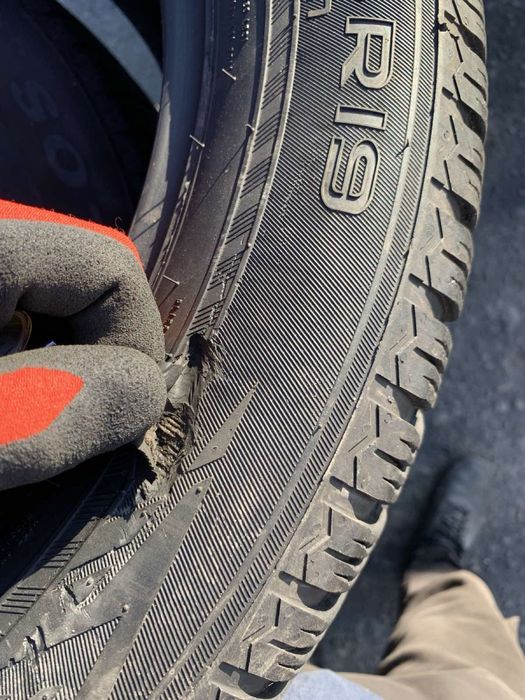 Шини 235/55 R19 пара Nokian 2022p зима 7,6мм