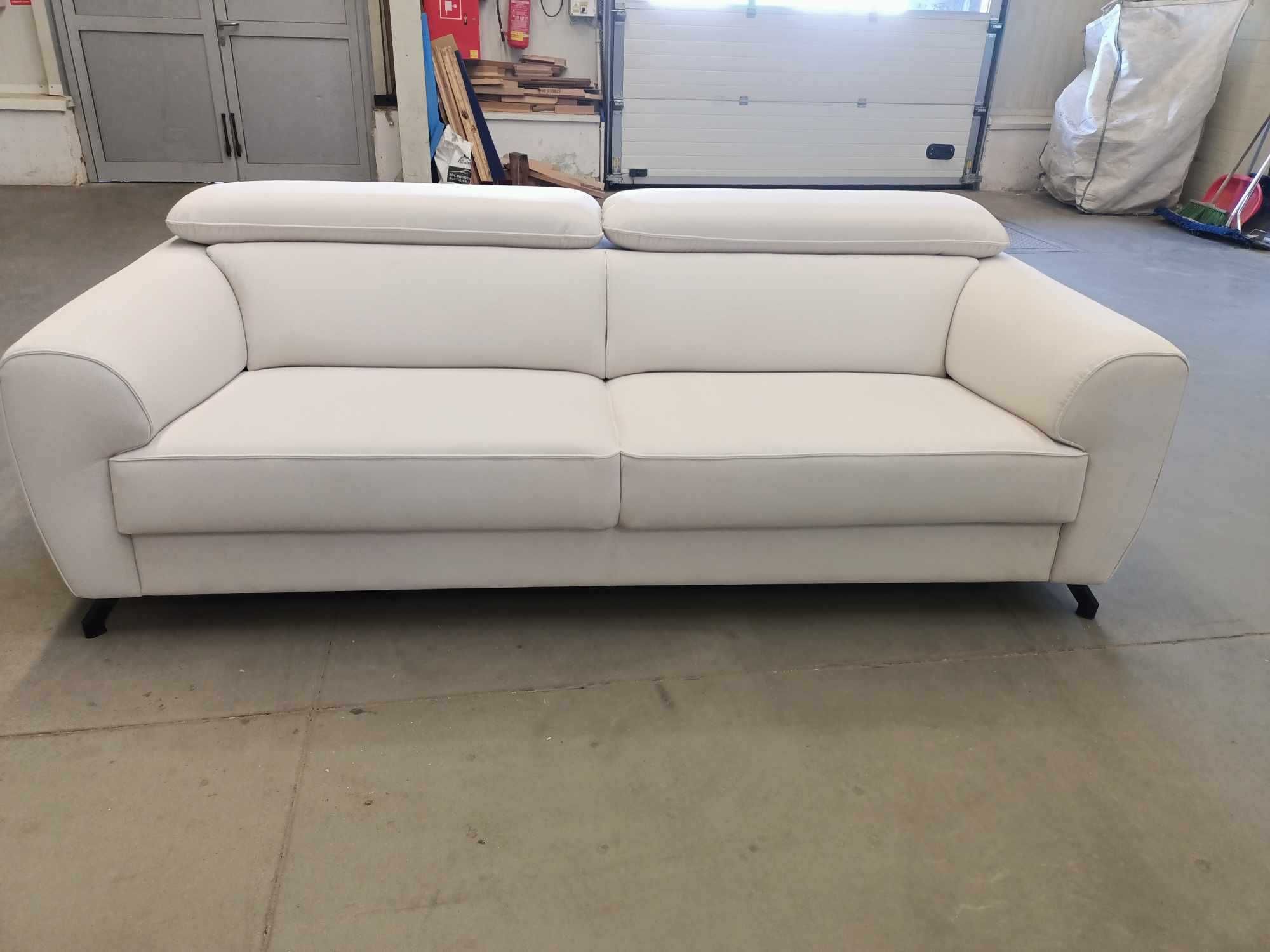 Sofa Compass | kremowa | z funkcją spania | przeciwodkszatłcanie | #ŁM