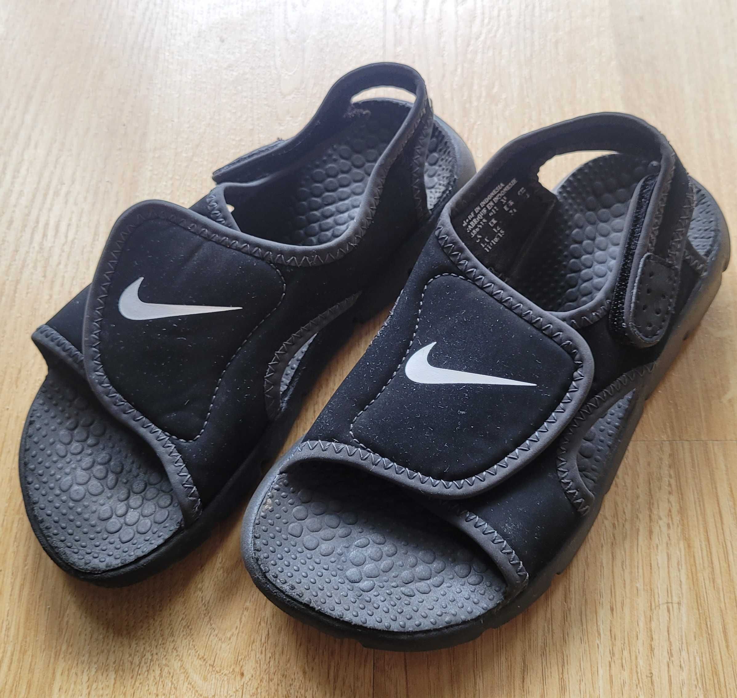 Czarne dziecięce Sandałki Nike