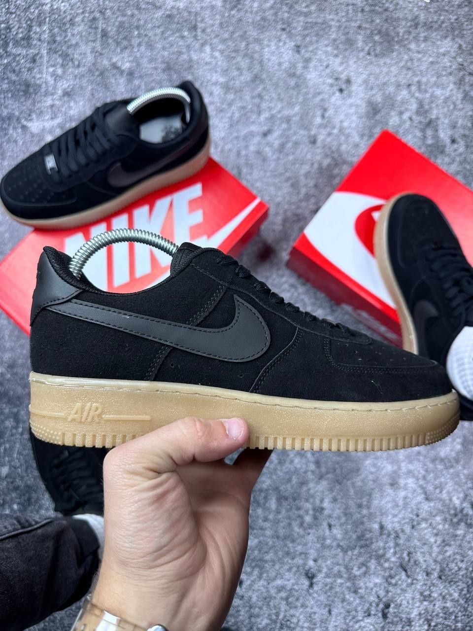 NIKE Air Force 1 Black / NIKE Air Force / NIKE Air Force / Найк форси