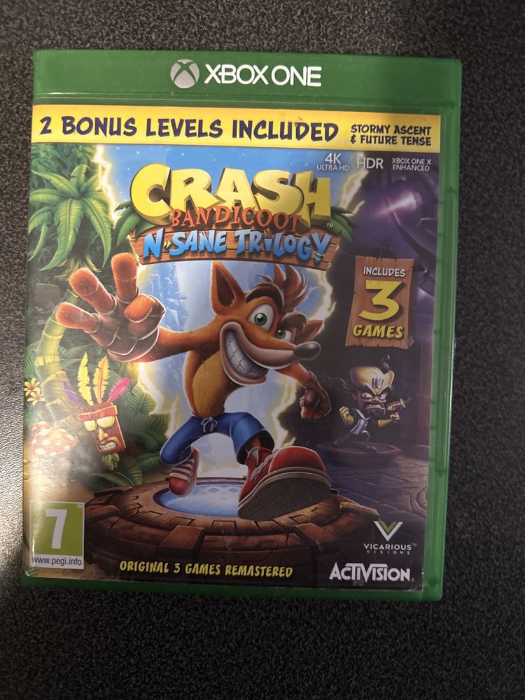 Sprzedam zamienie gry Xbox one S x Serie Lego minecraft Kao Rush Crash