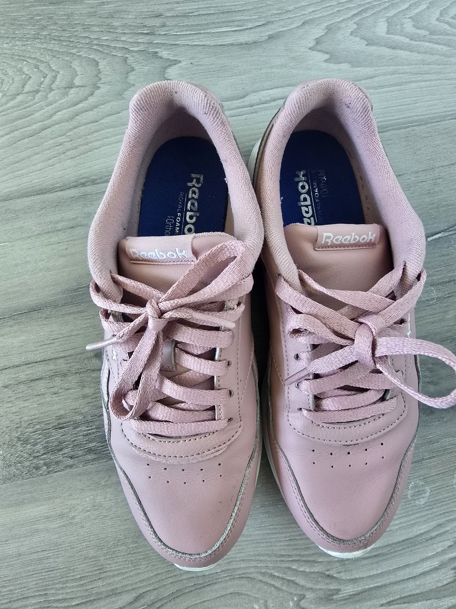 Reebok adidasy buty pudrowy róż 39 skóra